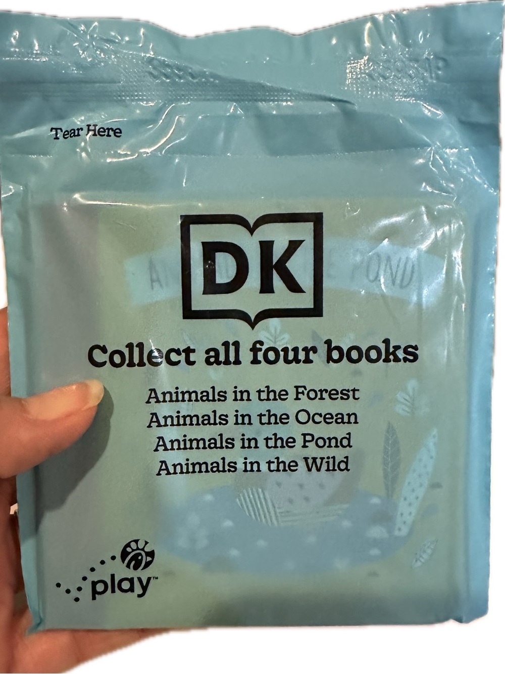 2026 DK ANIMALS IN POND MICRO MINI BOARD BOOK COLLECTIBLE CHICK FIL A KID MEAL 4